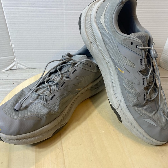 Hoka Transport GTX Men’s Size US 11.5 D Waterproof Gore- Tex Gray Sneakers - Picture 4 of 10
